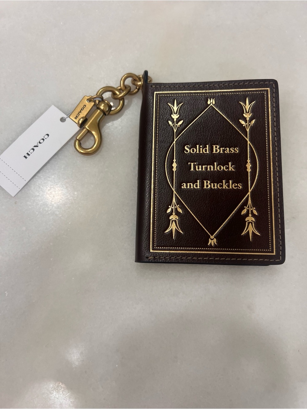 Coach Notebook Bag Charm
